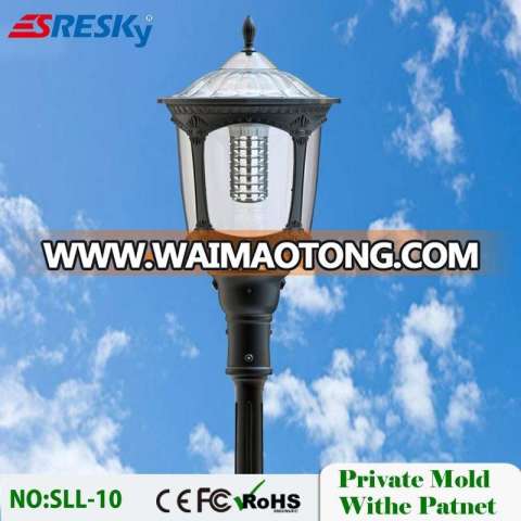 High quality machine grade pir motion sensor outdoor led solar garden light With ISO9001 Certificate